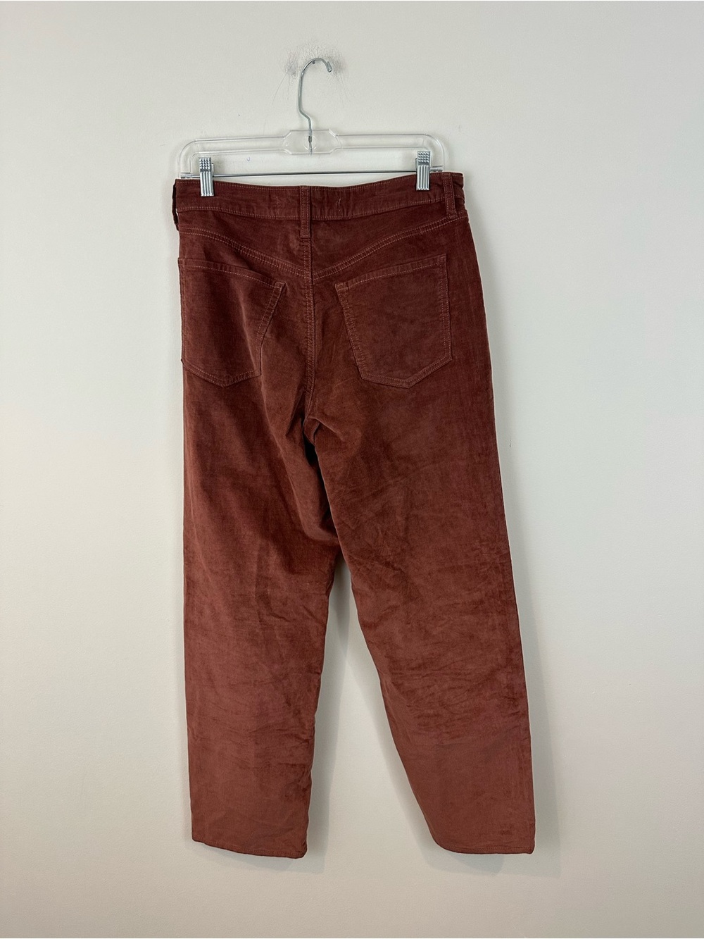 Old Navy Brown High Rise OG Loose Corduroy Pants Size 8 Women's - Picture 5 of 5